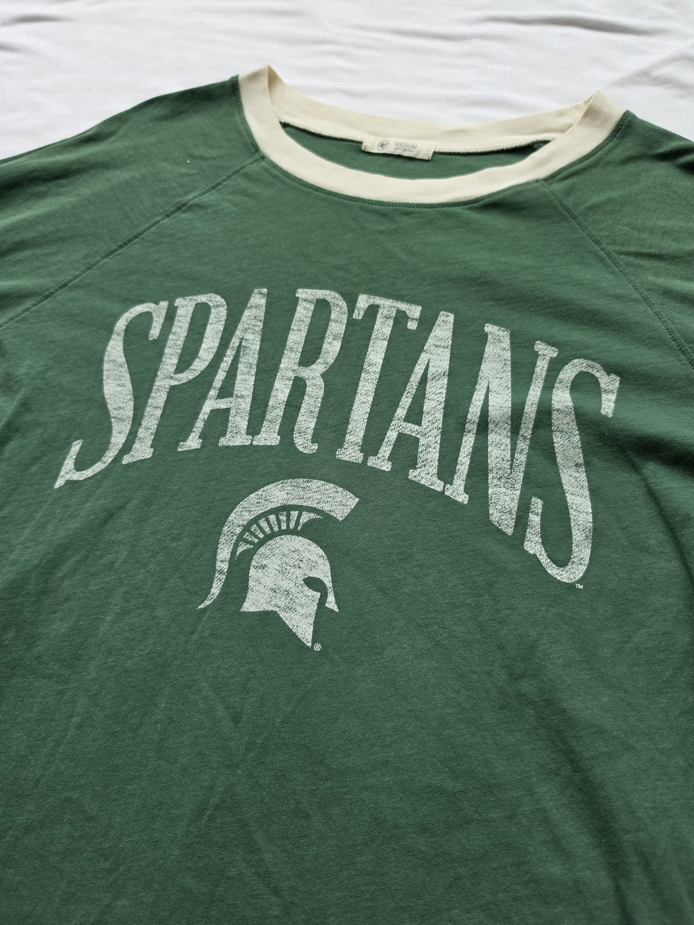 47 Brand Michigan State Spartans Womens Medium Green Long Sleeve Shirt